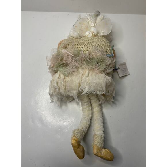 Phyllis Vaughn V Originals Whimsical Art Doll OOAK w Tag Cream Shelf Sitter - Picture 3 of 8